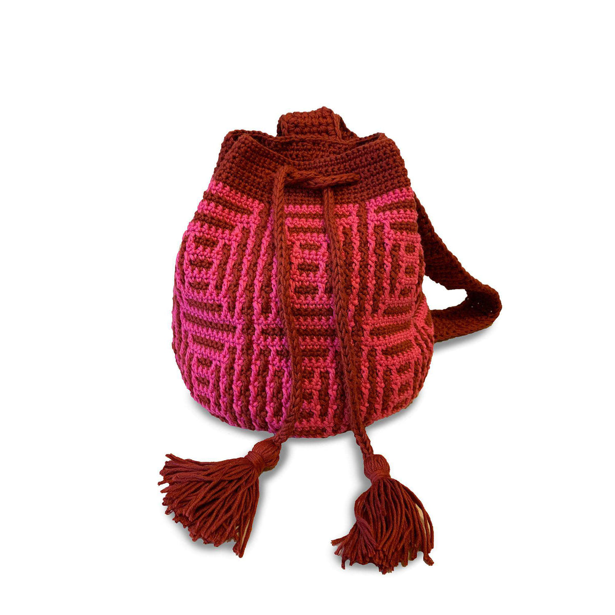 Crochet Bag made in Bernat Softee Cotton yarn