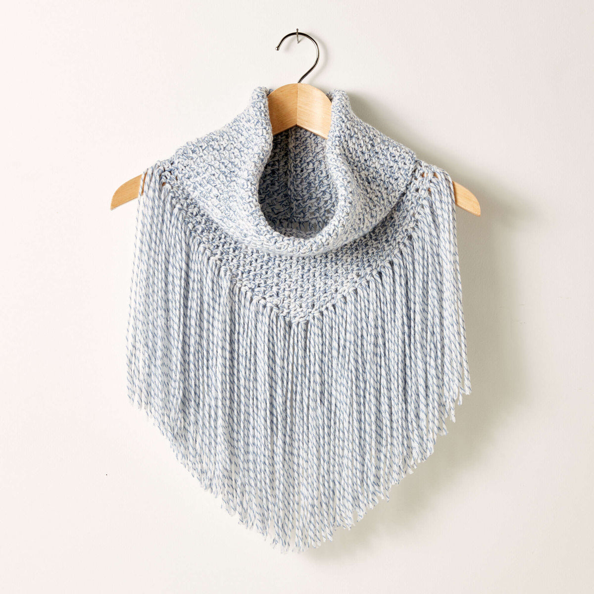 Crochet Cowl made in Bernat Super Value yarn