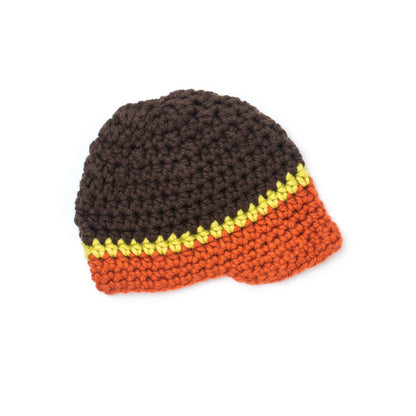 Bernat Peak Hat Crochet Hat made in Bernat Softee Chunky yarn