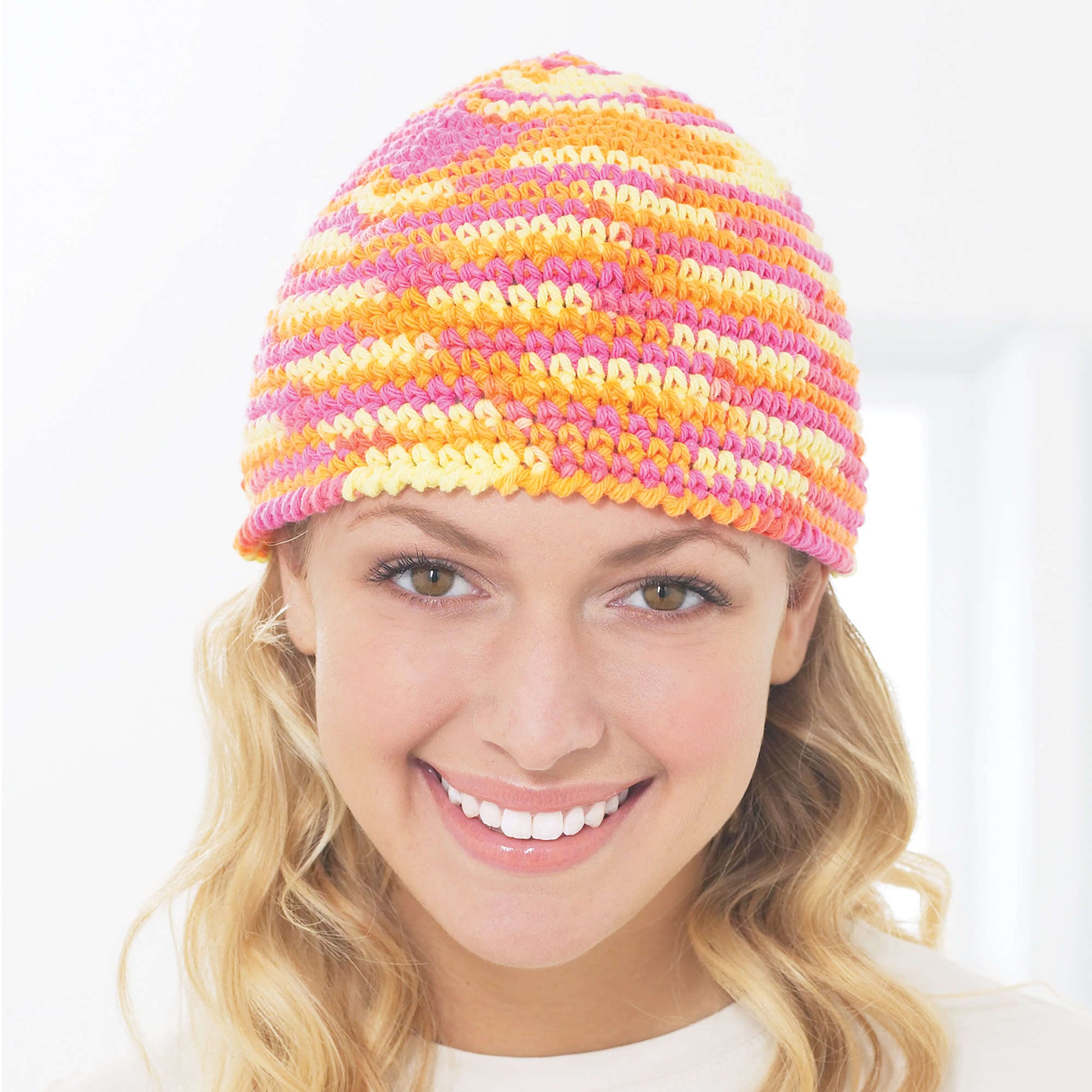 Free Bernat Cool Caps Crochet Pattern