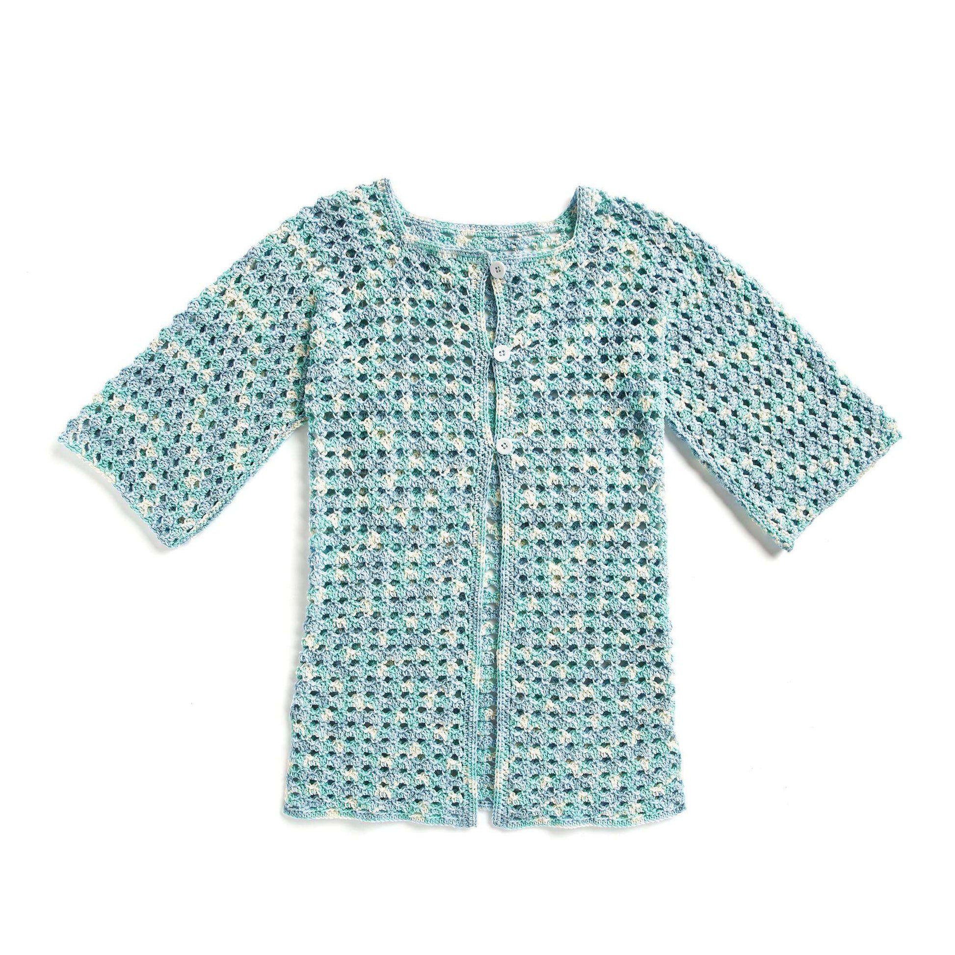 Free Bernat Crochet Summer Cardigan Pattern