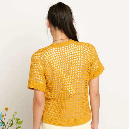 Bernat We Mesh Well Crochet Cardigan 2/3 XL