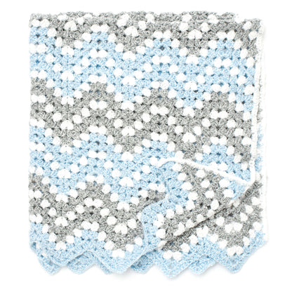 Bernat Ripple Waves Crochet Blanket Crochet Blanket made in Bernat Baby Coordinates yarn