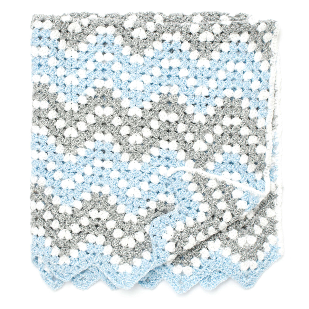 Crochet Blanket made in Bernat Baby Coordinates yarn