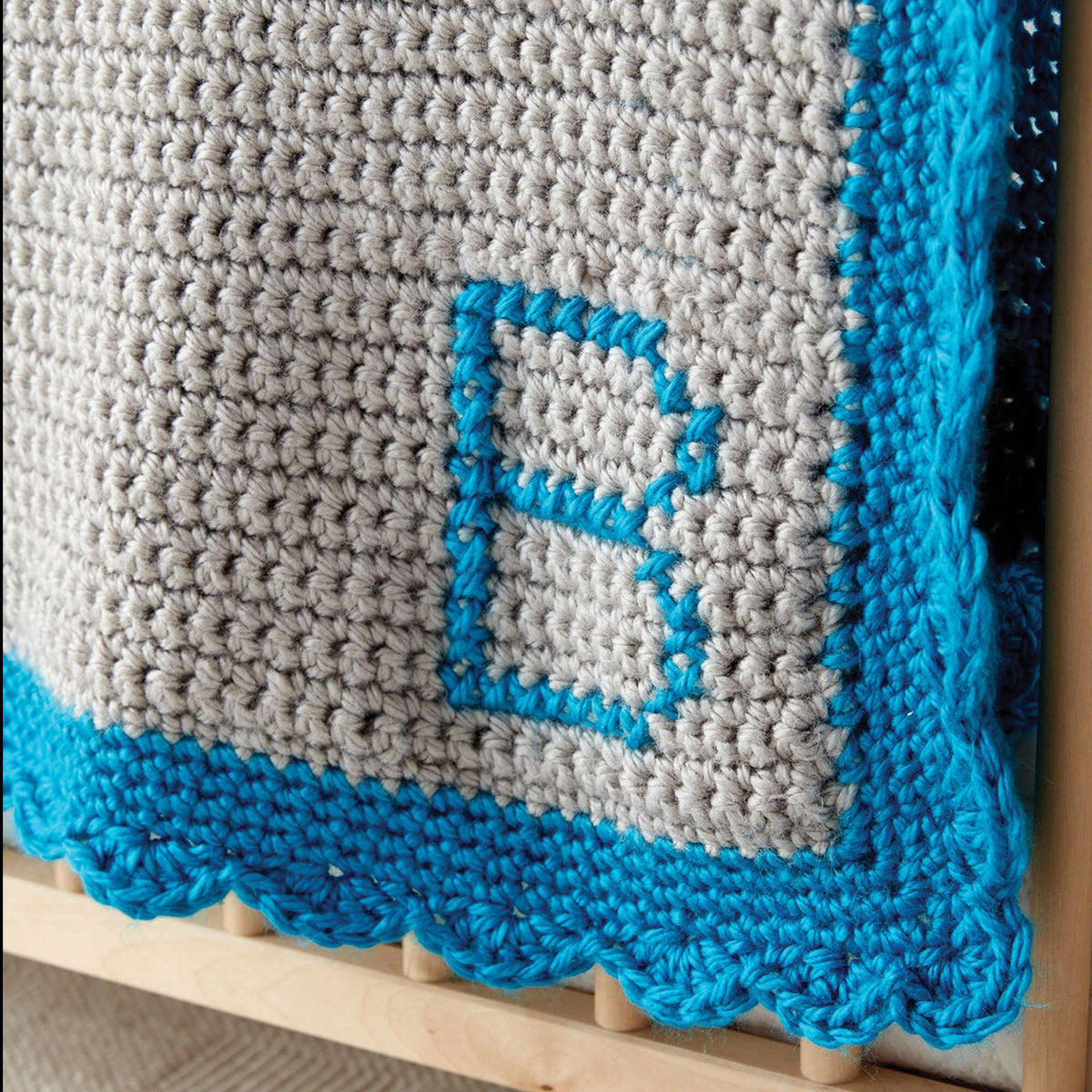 Crochet Blanket made in Bernat Softee Baby Chunky yarn