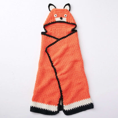Bernat Like A Fox Crochet Blanket Crochet Blanket made in Bernat Softee Baby Chunky yarn