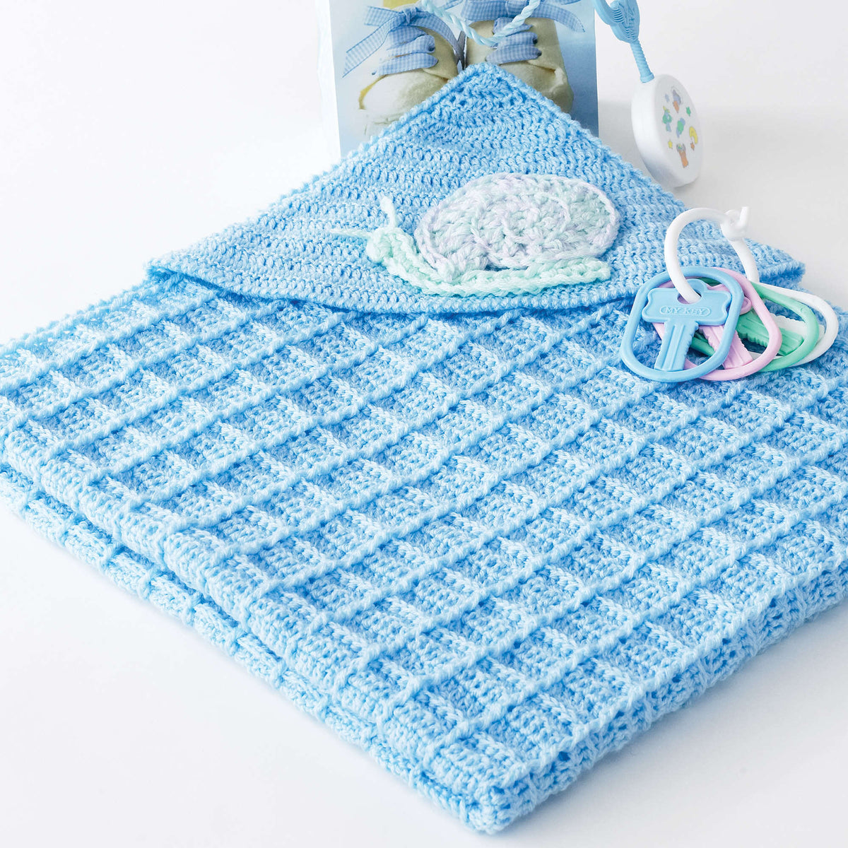 Crochet Blanket made in Bernat Baby yarn