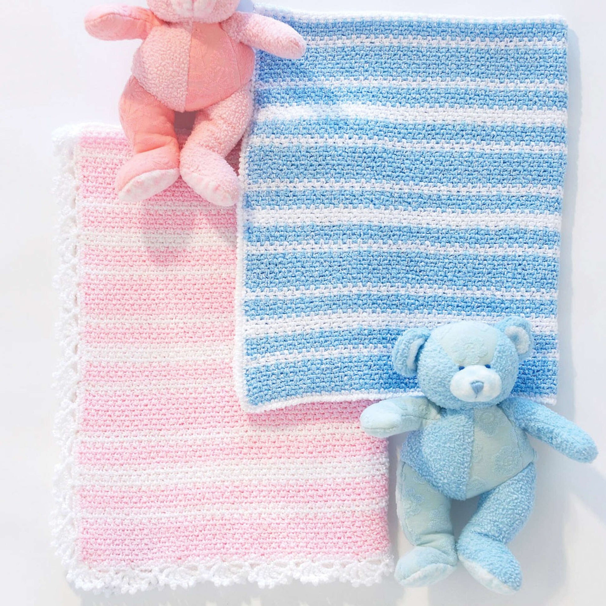 Bernat Sweet Crochet Baby Blanket Boys