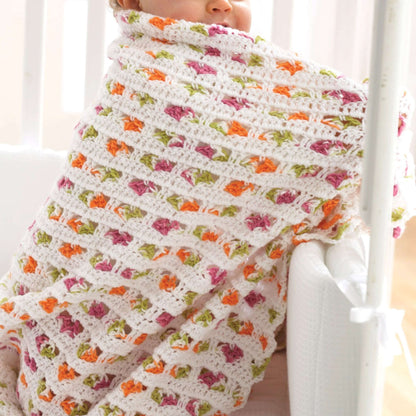 Bernat Ombre Pops Crochet Baby Blanket Crochet Blanket made in Bernat Baby Sport yarn