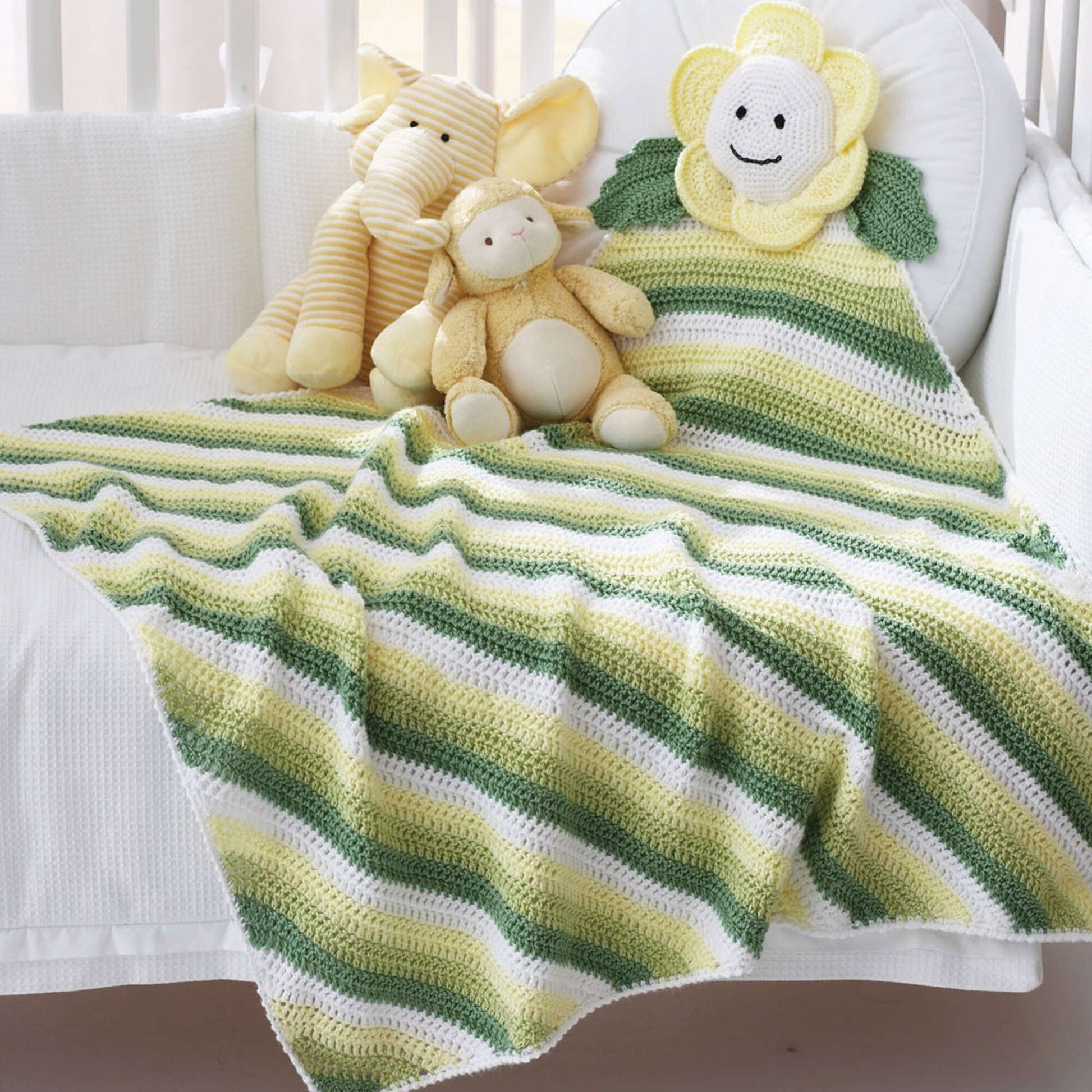 Free Bernat Daisy Crochet Blanket Pattern