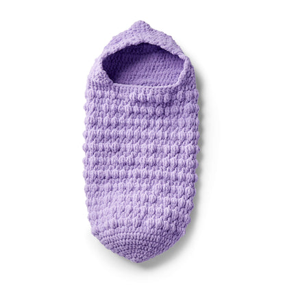 Bernat Crochet Baby Cocoon Crochet Blanket made in Bernat Baby Blanket yarn