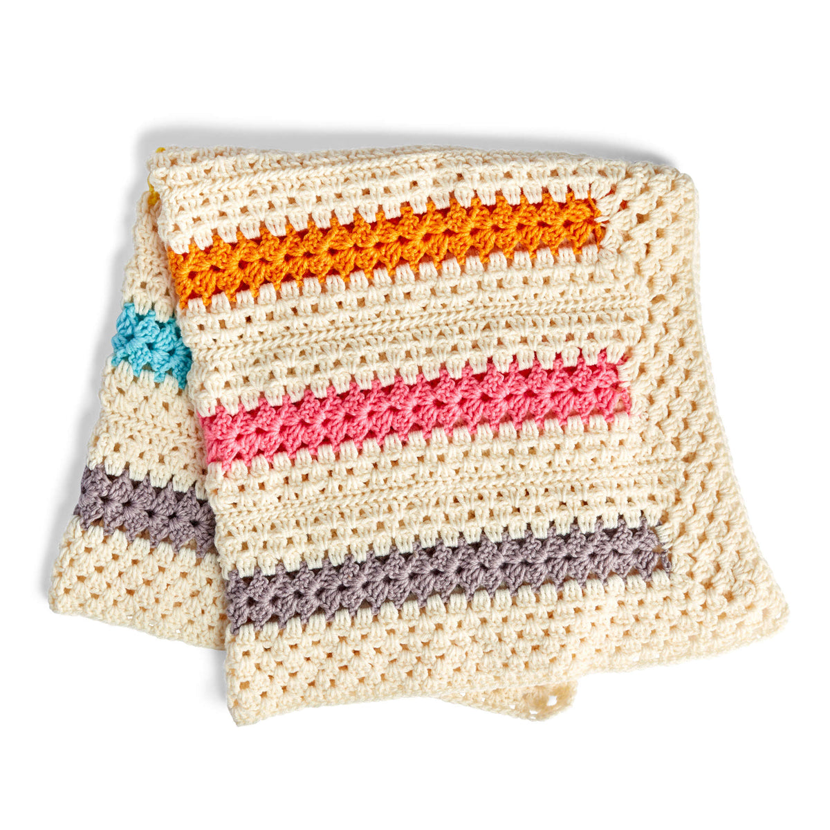 Crochet Blanket made in Bernat Super Value yarn
