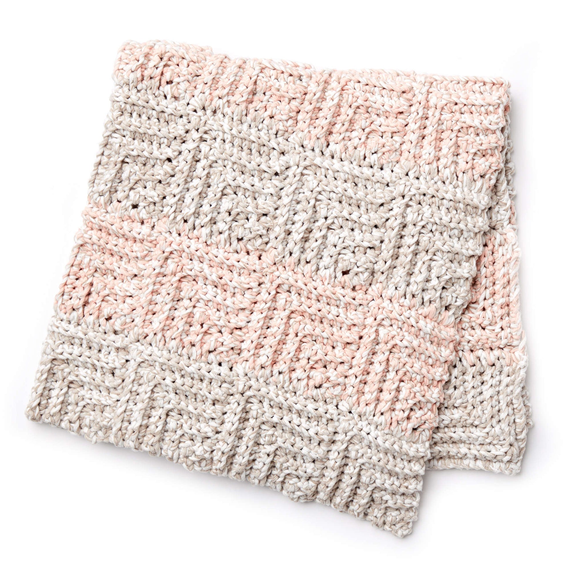 Free Bernat Mitered Crochet Blanket Pattern