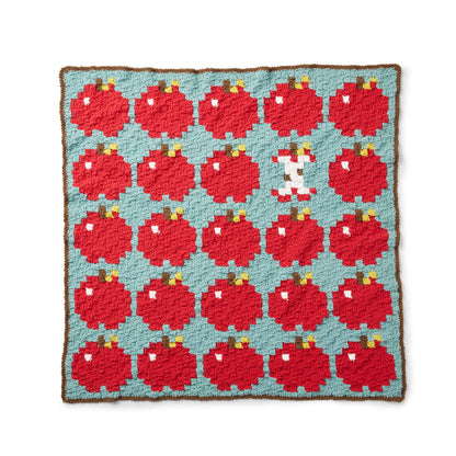 Bernat How 'Bout Them Apples? Crochet Blanket Crochet Blanket made in Bernat Baby Blanket Tiny yarn