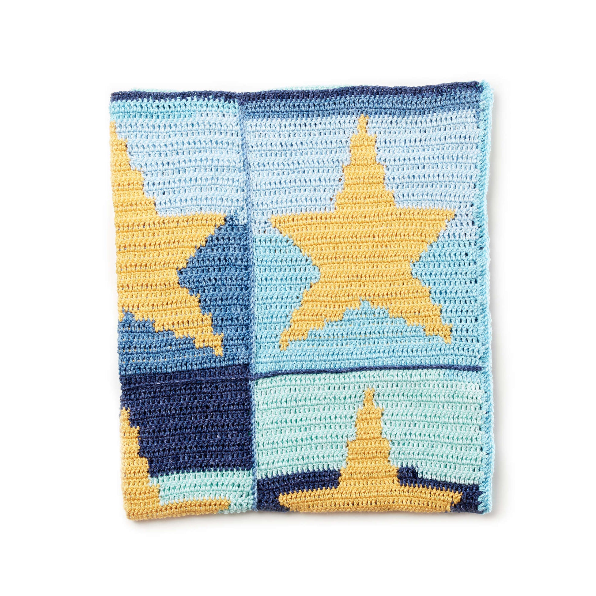 Bernat Starry Sky Crochet Blanket Crochet Blanket made in Bernat Softee Baby yarn