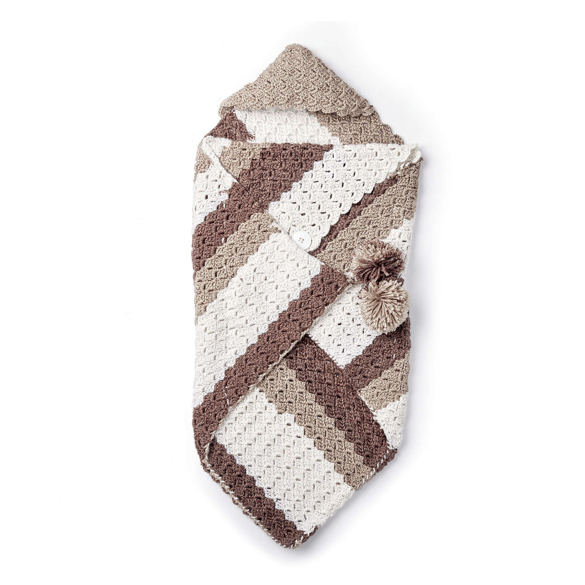 Crochet Blanket made in Bernat Softee Baby yarn