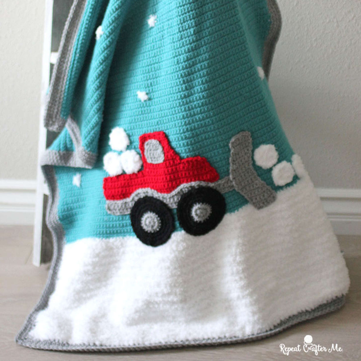 Crochet Blanket made in Bernat Super Value yarn