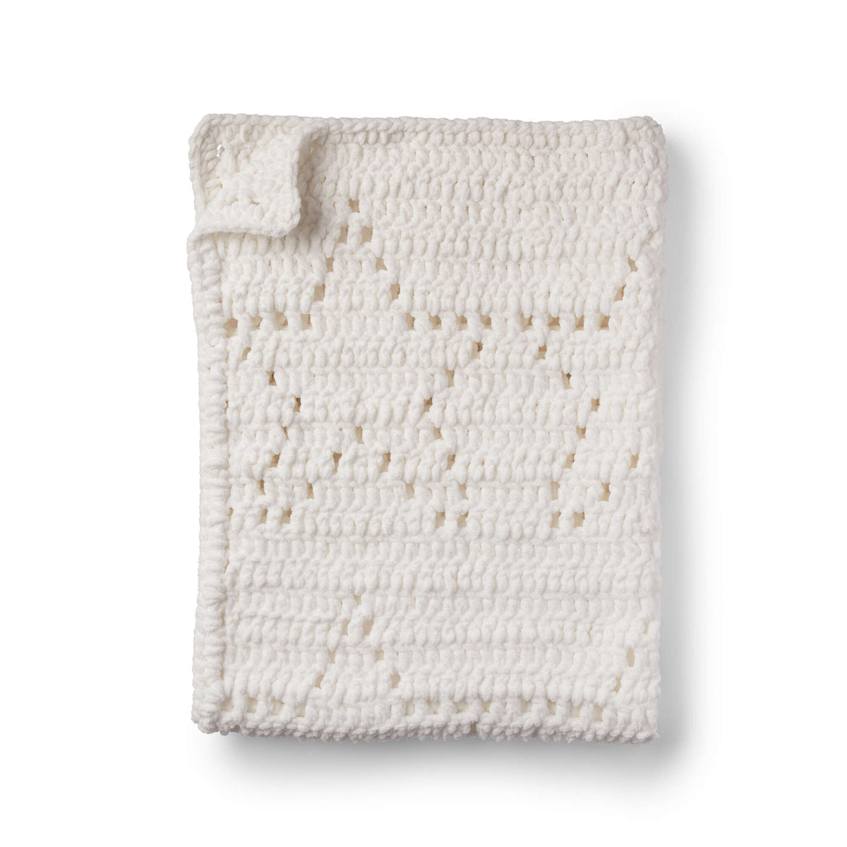 Crochet Blanket made in Bernat Baby Blanket yarn