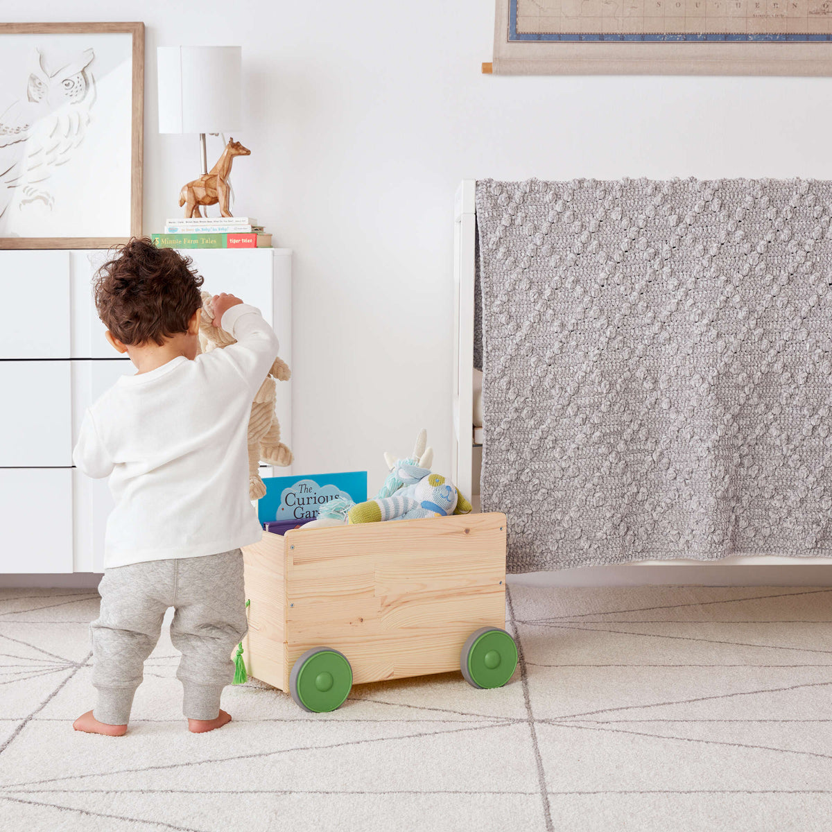 Crochet Blanket made in Bernat Baby Velvet yarn