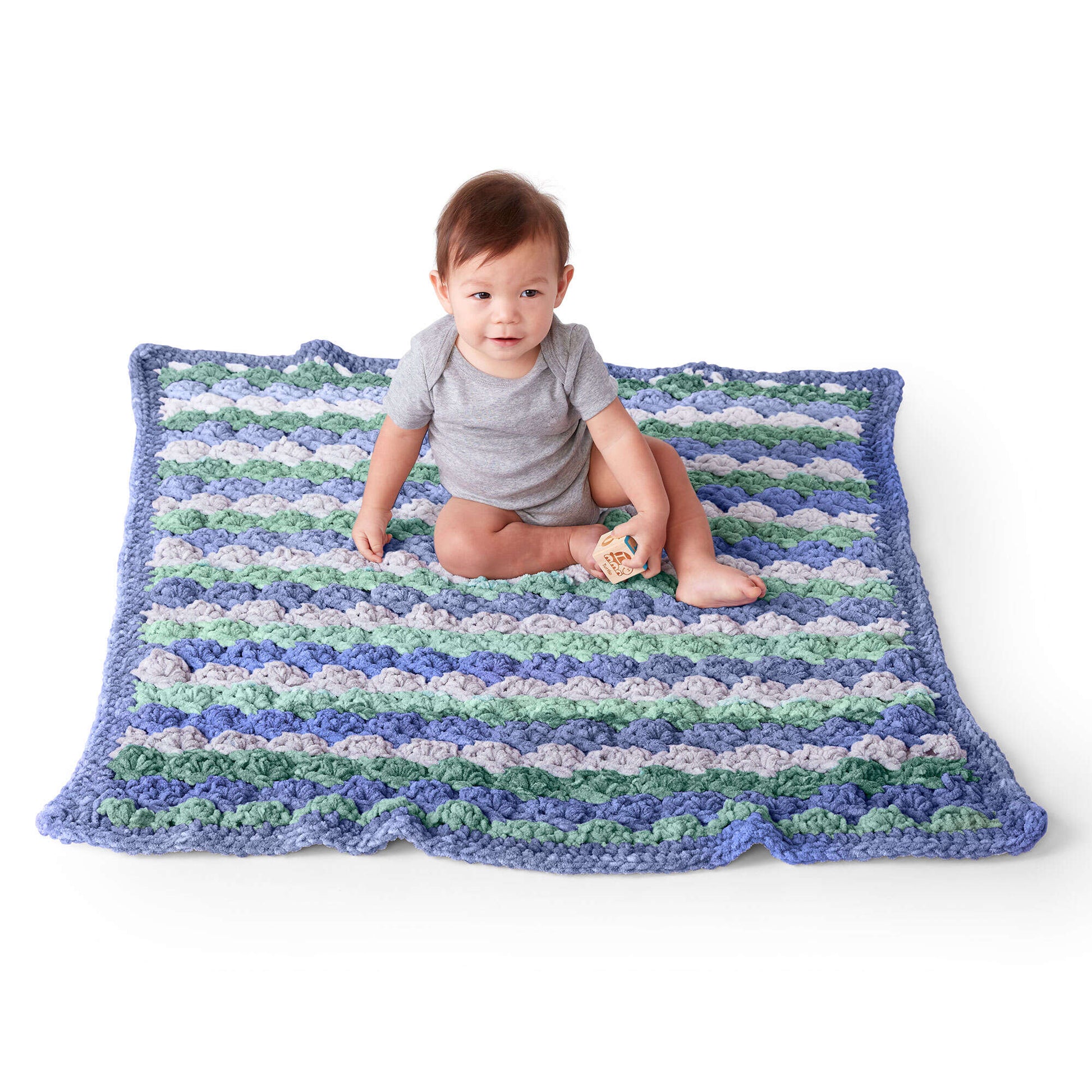 Free Bernat Tippy Toes Crochet Blanket Pattern