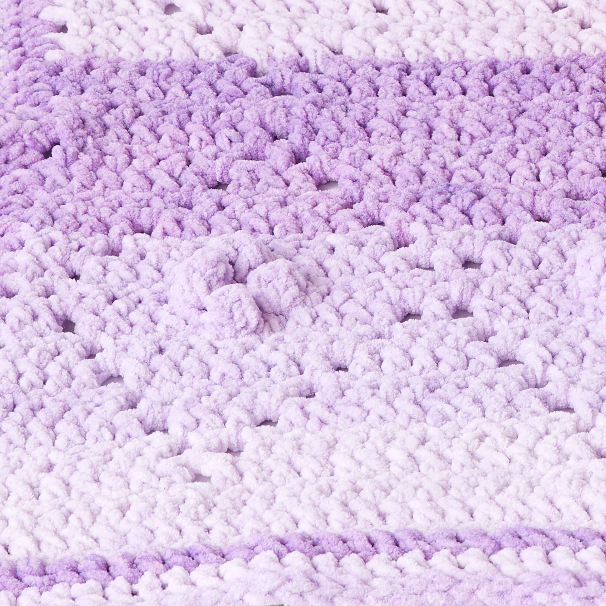 Free Bernat Diamond Filet Crochet Blanket Pattern