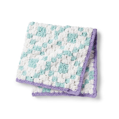 Bernat Geometric C2C Crochet Blanket Crochet Blanket made in Bernat Baby Blanket yarn