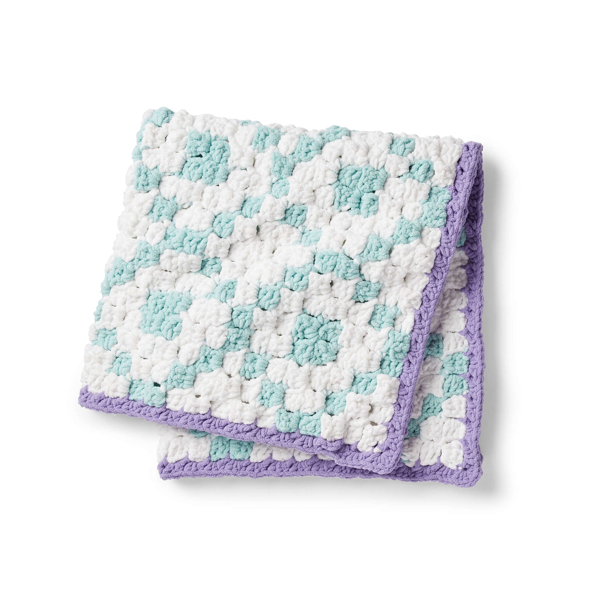 Free Bernat Geometric C2C Crochet Blanket Pattern