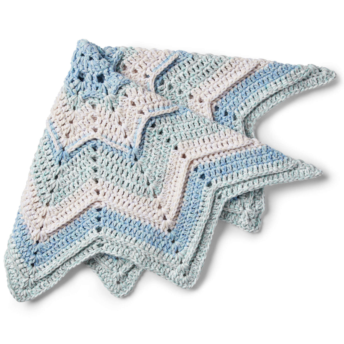 Crochet Blanket made in Bernat Baby Marly yarn