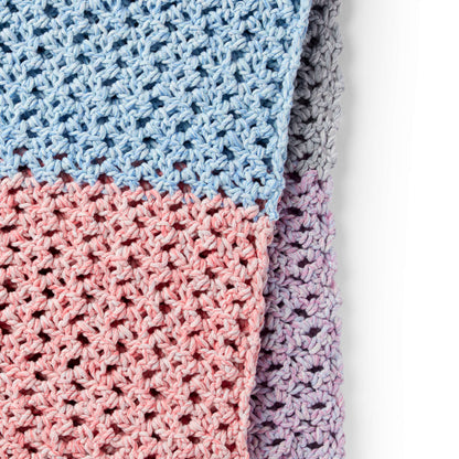 Bernat Bold Stripes Crochet Blanket Crochet Blanket made in Bernat Baby Marly yarn