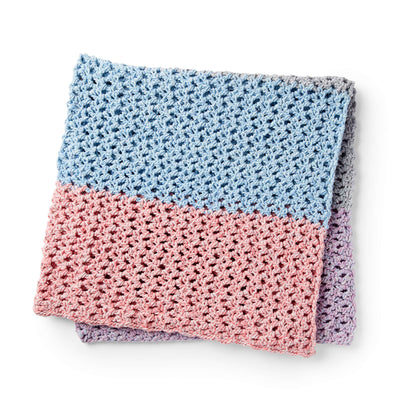 Bernat Bold Stripes Crochet Blanket Crochet Blanket made in Bernat Baby Marly yarn