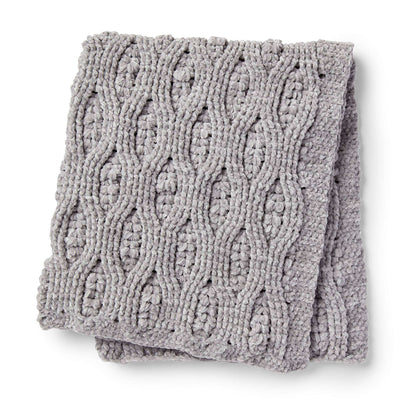 Bernat Misty Vines Crochet Blanket Crochet Blanket made in Bernat Baby Velvet yarn