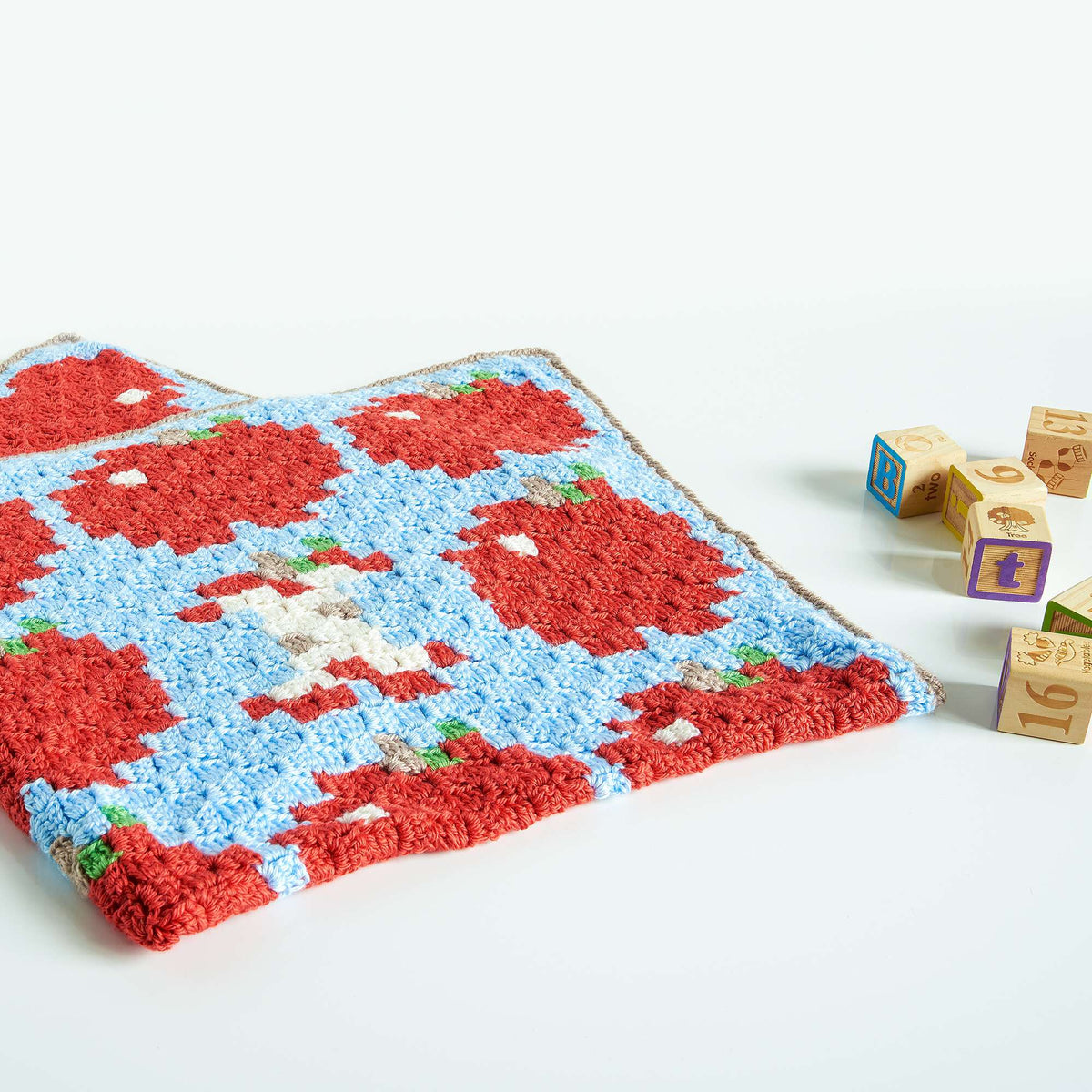 Crochet Blanket made in Bernat Softee Baby yarn