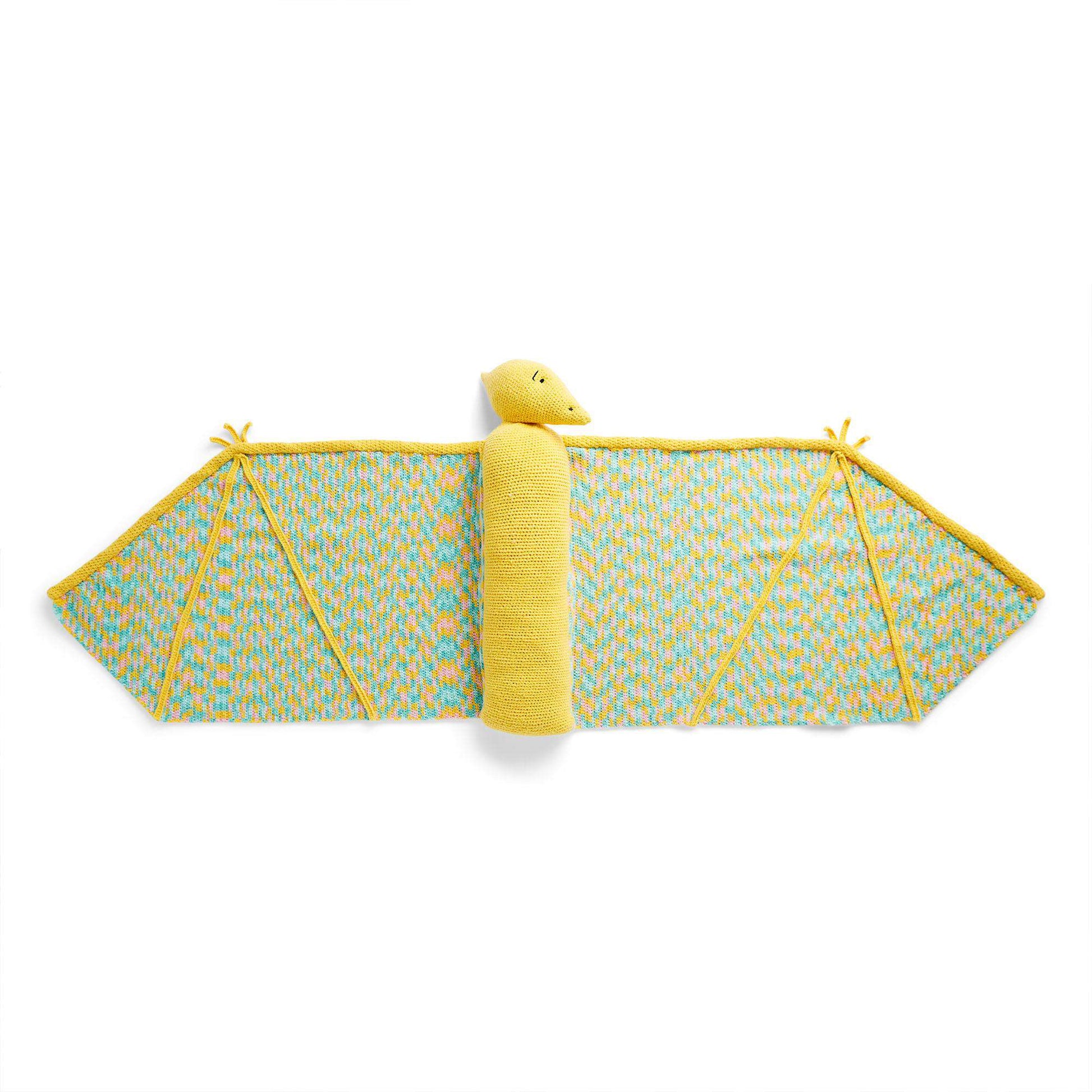 Free Bernat Crochet Dino-Hug Blanket Pattern