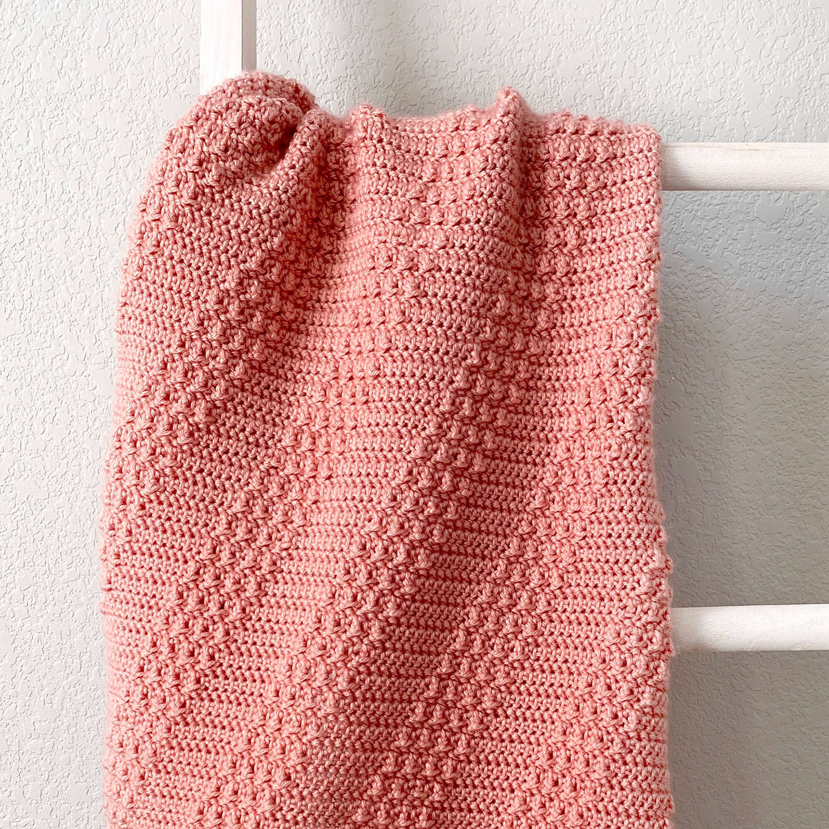 Crochet Blanket made in Bernat Softee Baby yarn