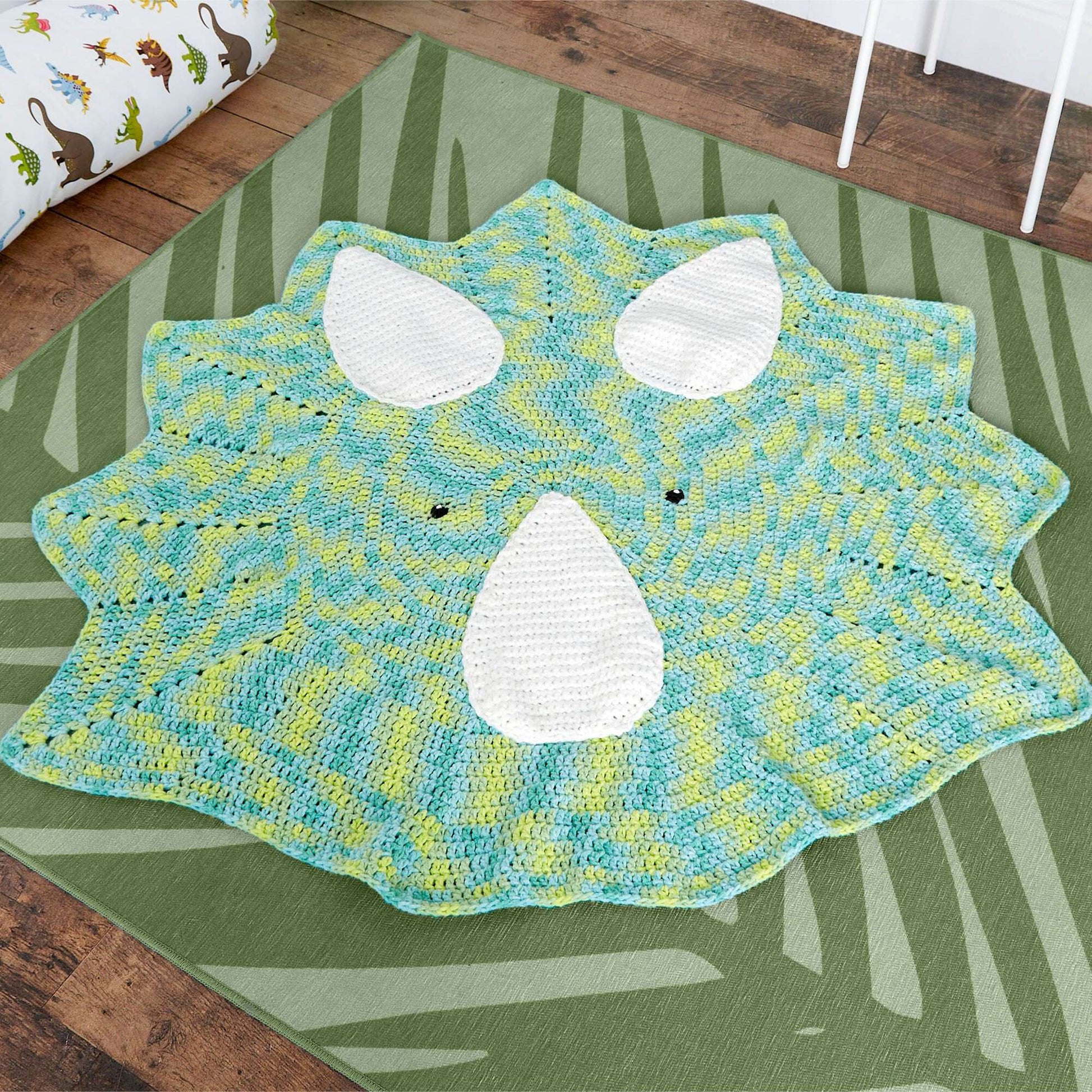 Free Bernat Tricera-Tops Crochet Blanket Pattern