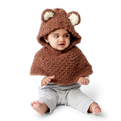 Bernat Crochet Bear Cub Poncho 18-24 mos