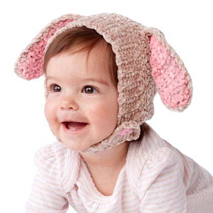 Bernat Crochet Velveteen Rabbit Hat 6-12 mos.