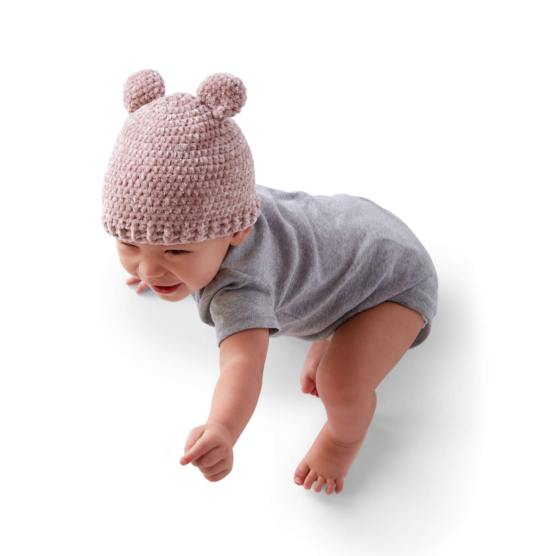 Free Bernat Cutie Cub Crochet Hat Pattern