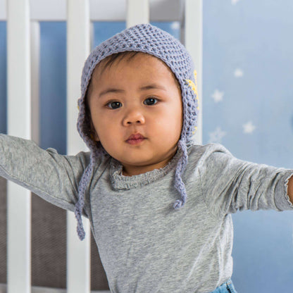 Bernat Crochet Star Baby Earflap Hat 18/24 mos