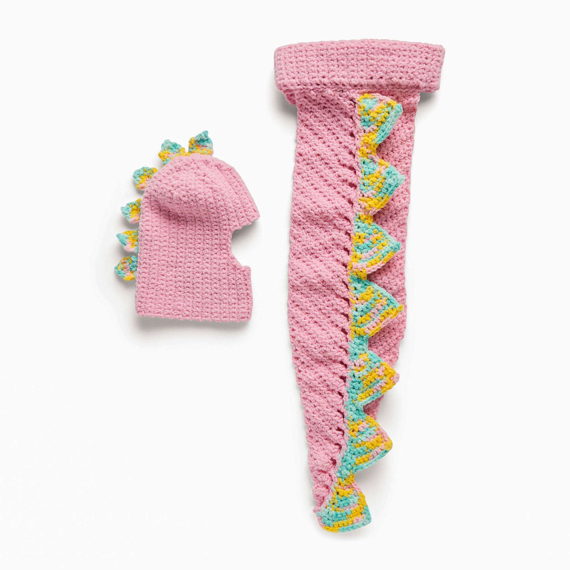 Free Bernat Crochet Dino Hat & Tail Pattern