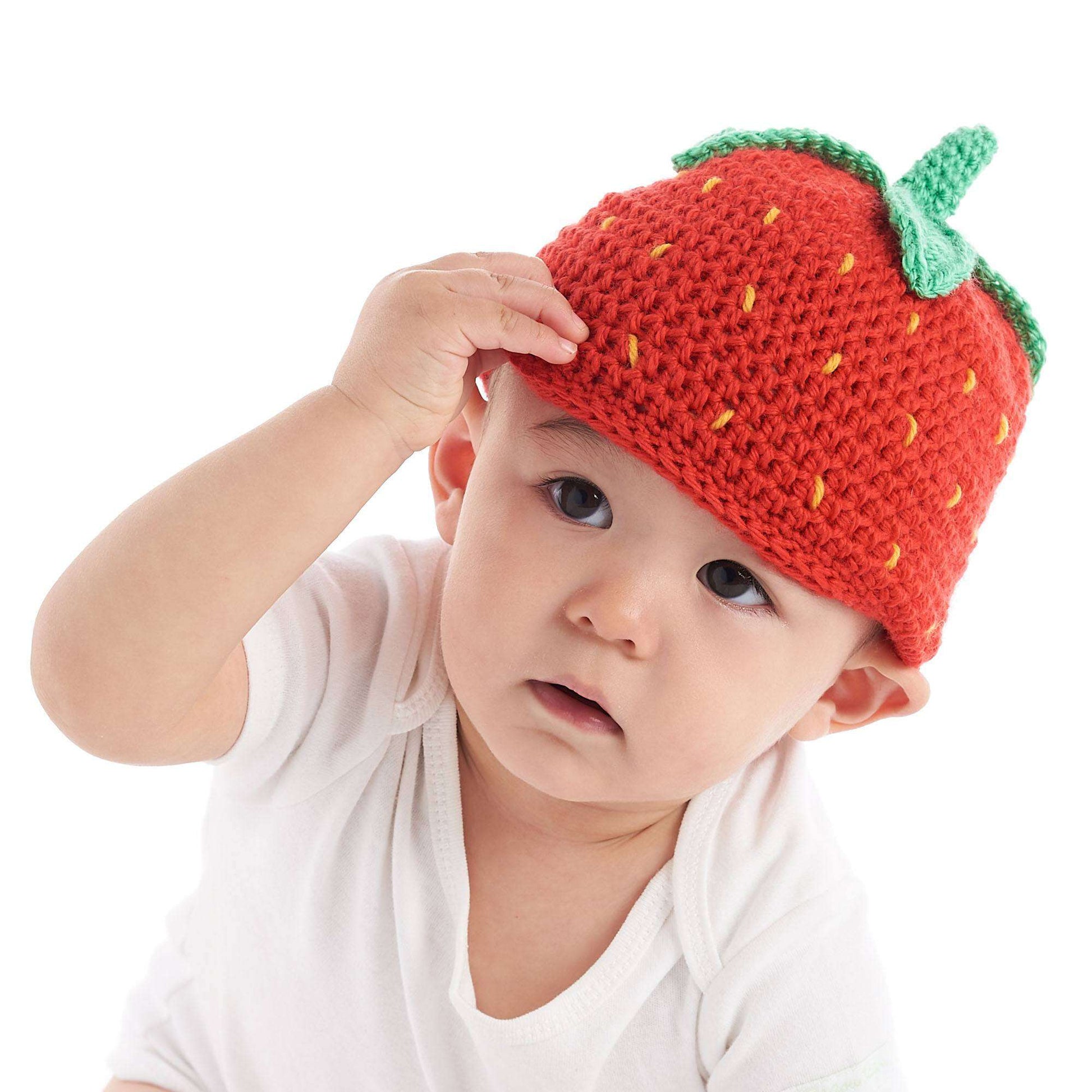 Free Bernat Berry Best Crochet Baby Hat Pattern