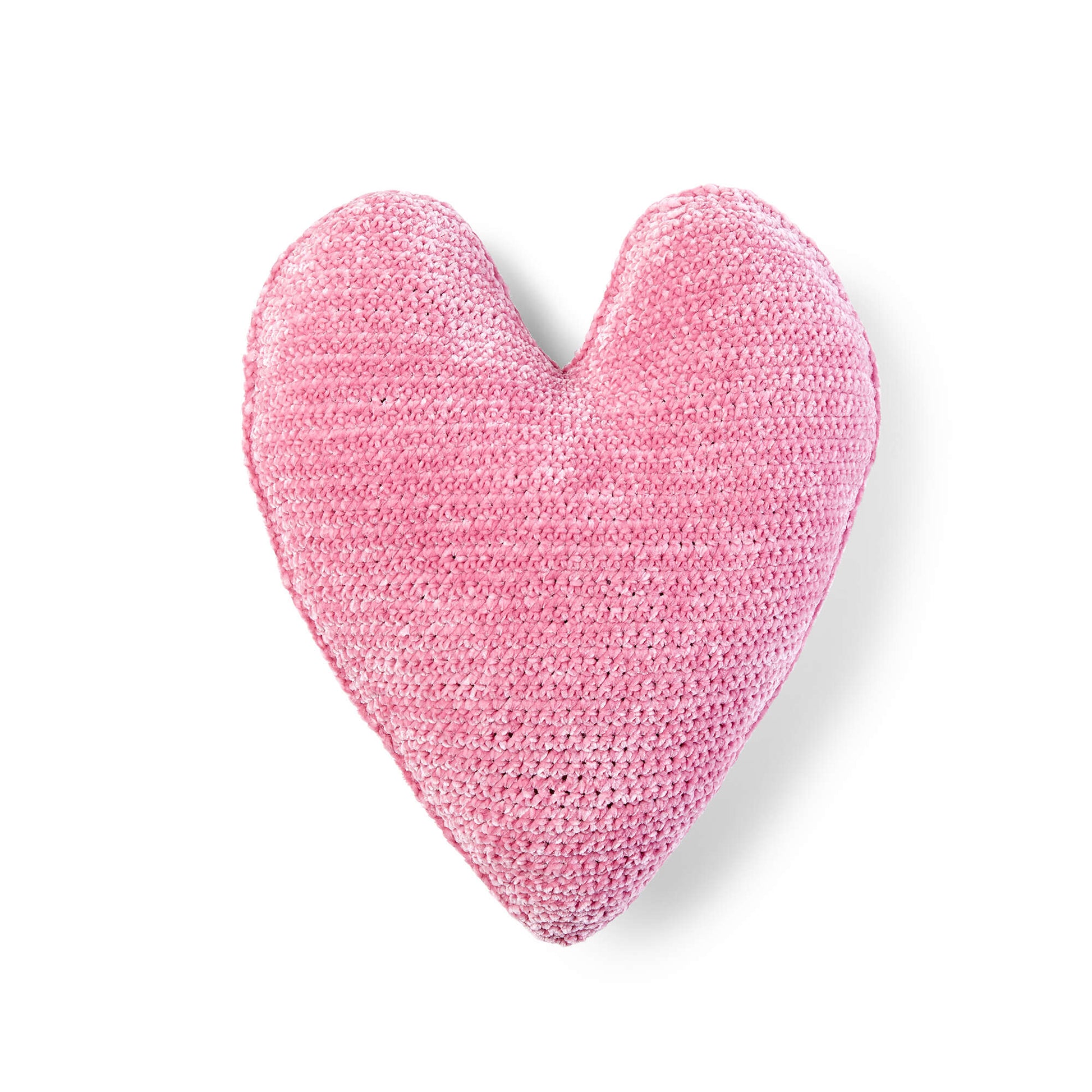 Free Bernat Crochet Heart Pillow Pattern
