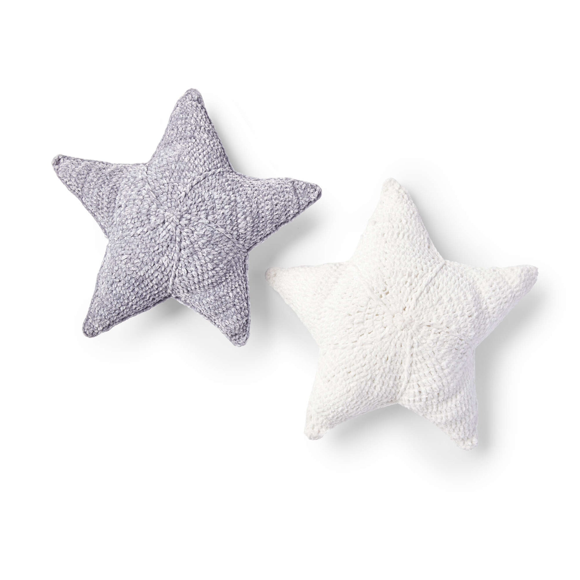 Free Bernat Crochet Twinkle Star Pillows Pattern