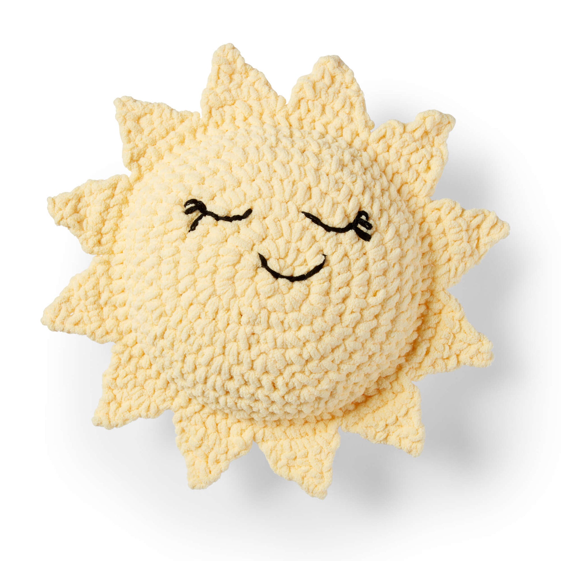 Free Bernat Sunshine Crochet Pillow Pattern