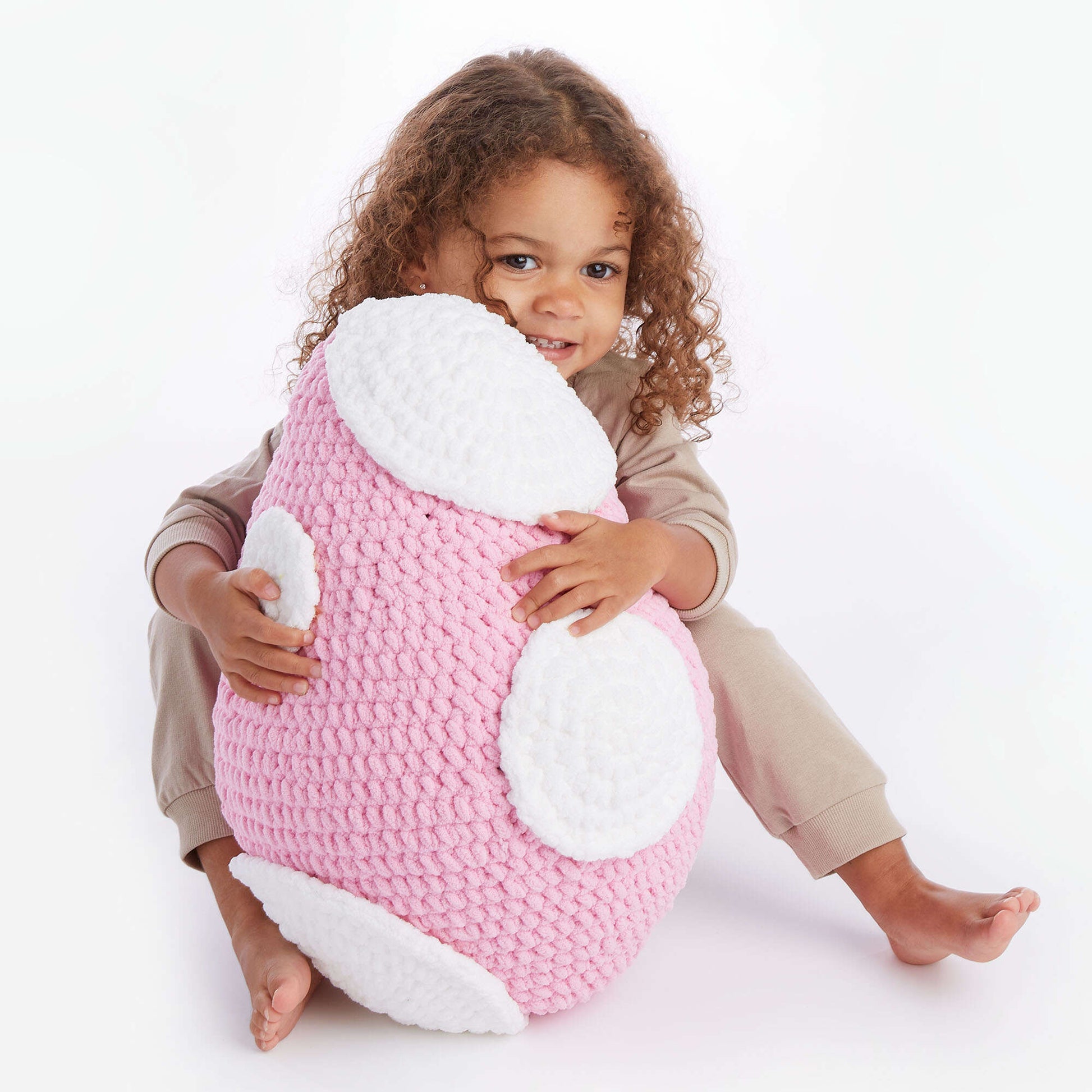 Free Bernat Crochet Dinosaur Egg Pillow Pattern