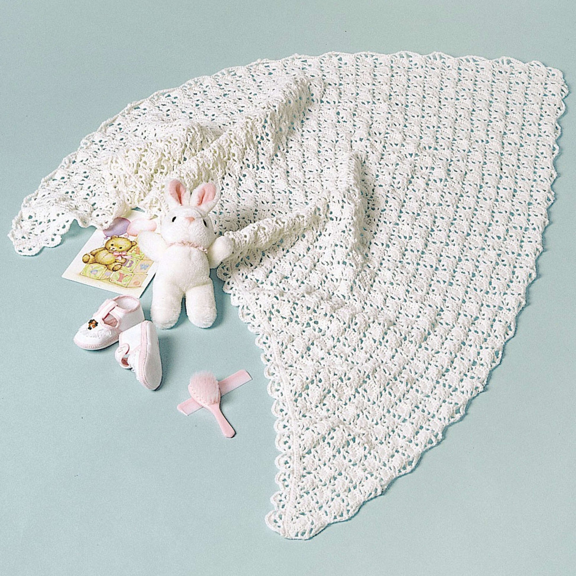 Free Bernat Crochet Baby Shawl Pattern