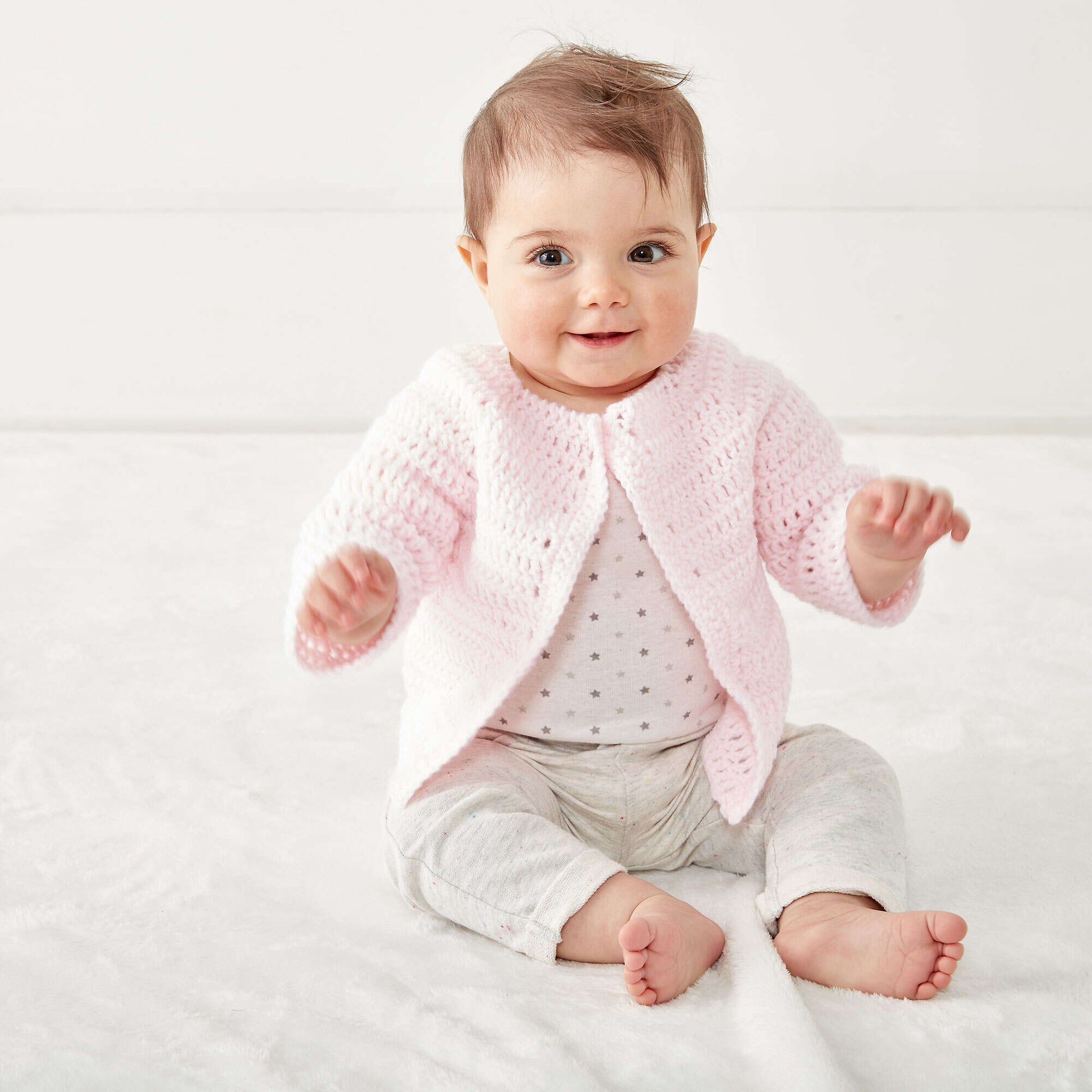 Bernat Baby Sport Yarn: Baby Pink