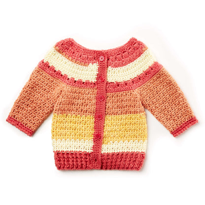 Bernat Crochet Baby Stripes Sweater 24 mos