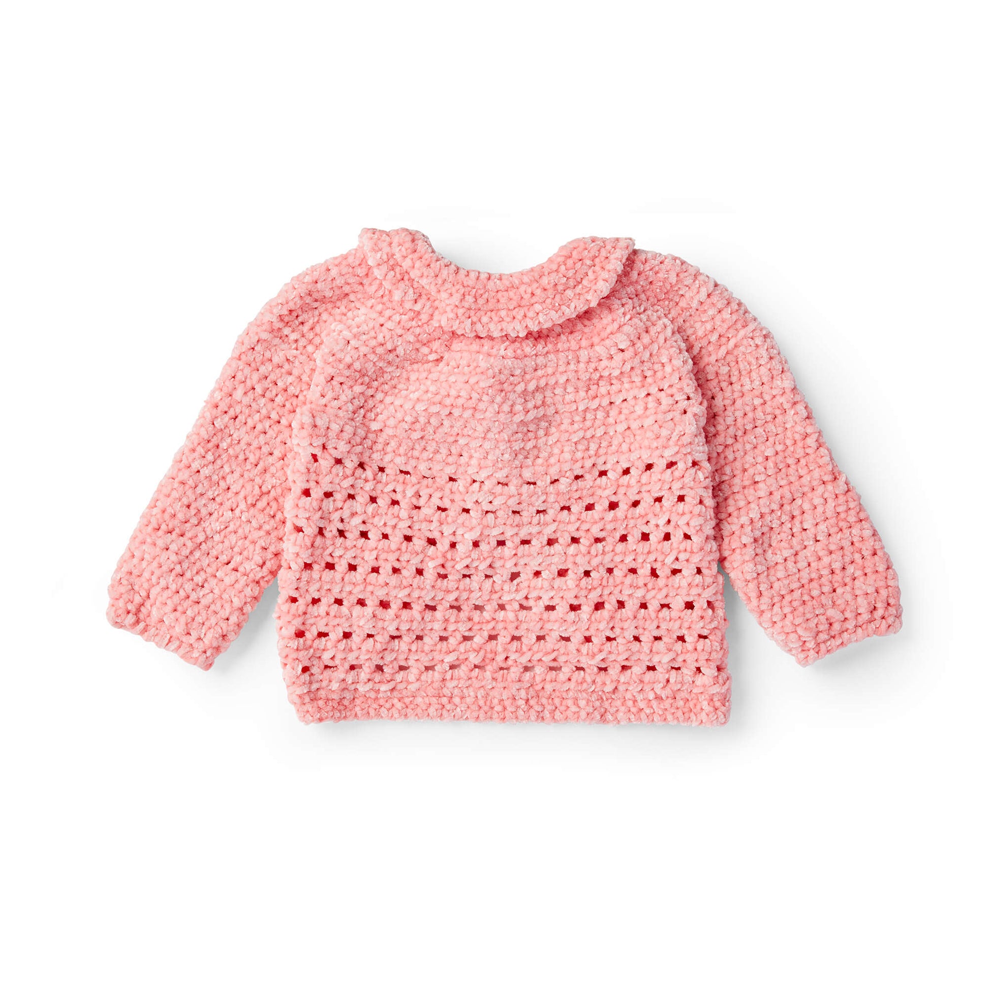 Free Bernat Crochet Baby Party Cardi Pattern