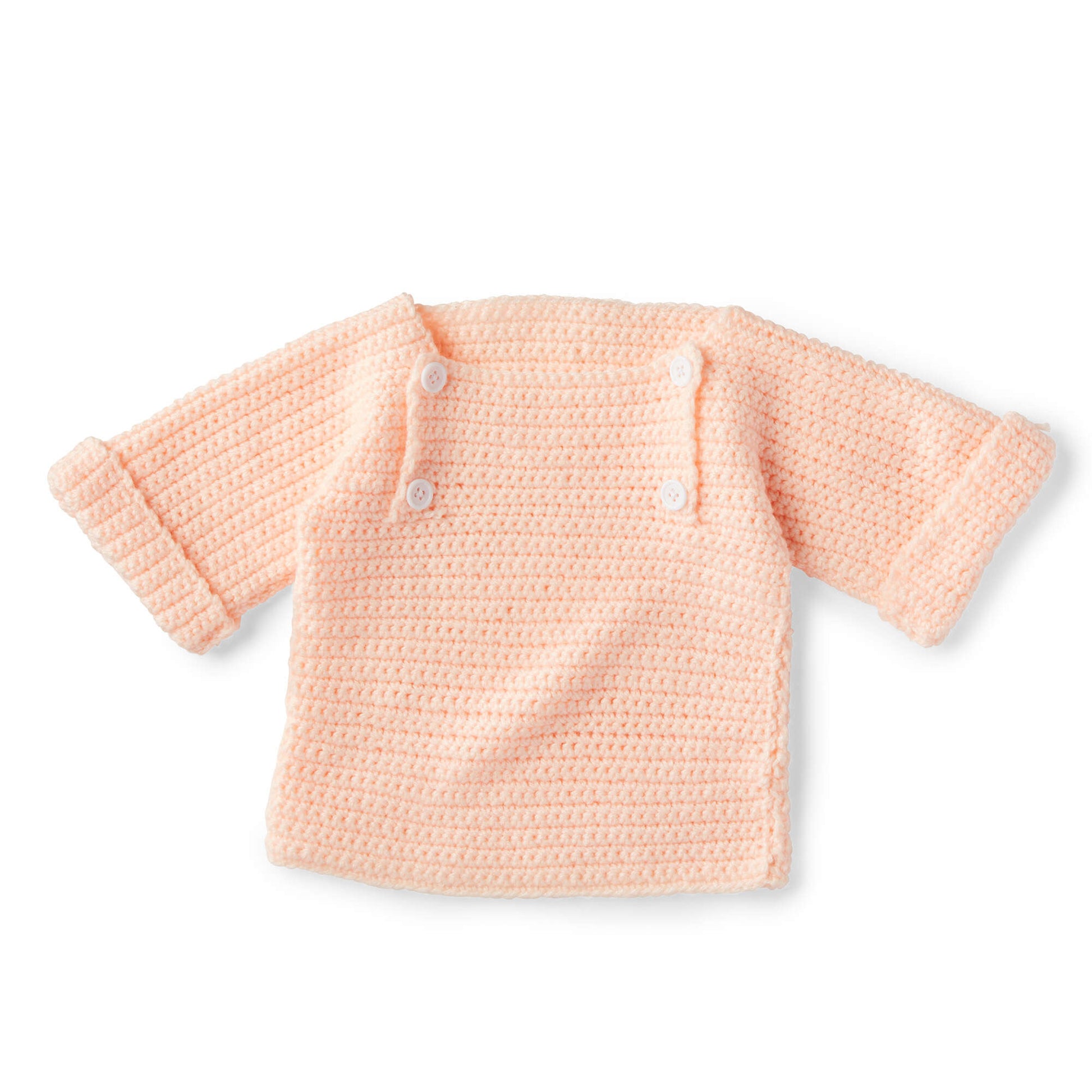 Free Bernat Crochet Baby Pullover Pattern